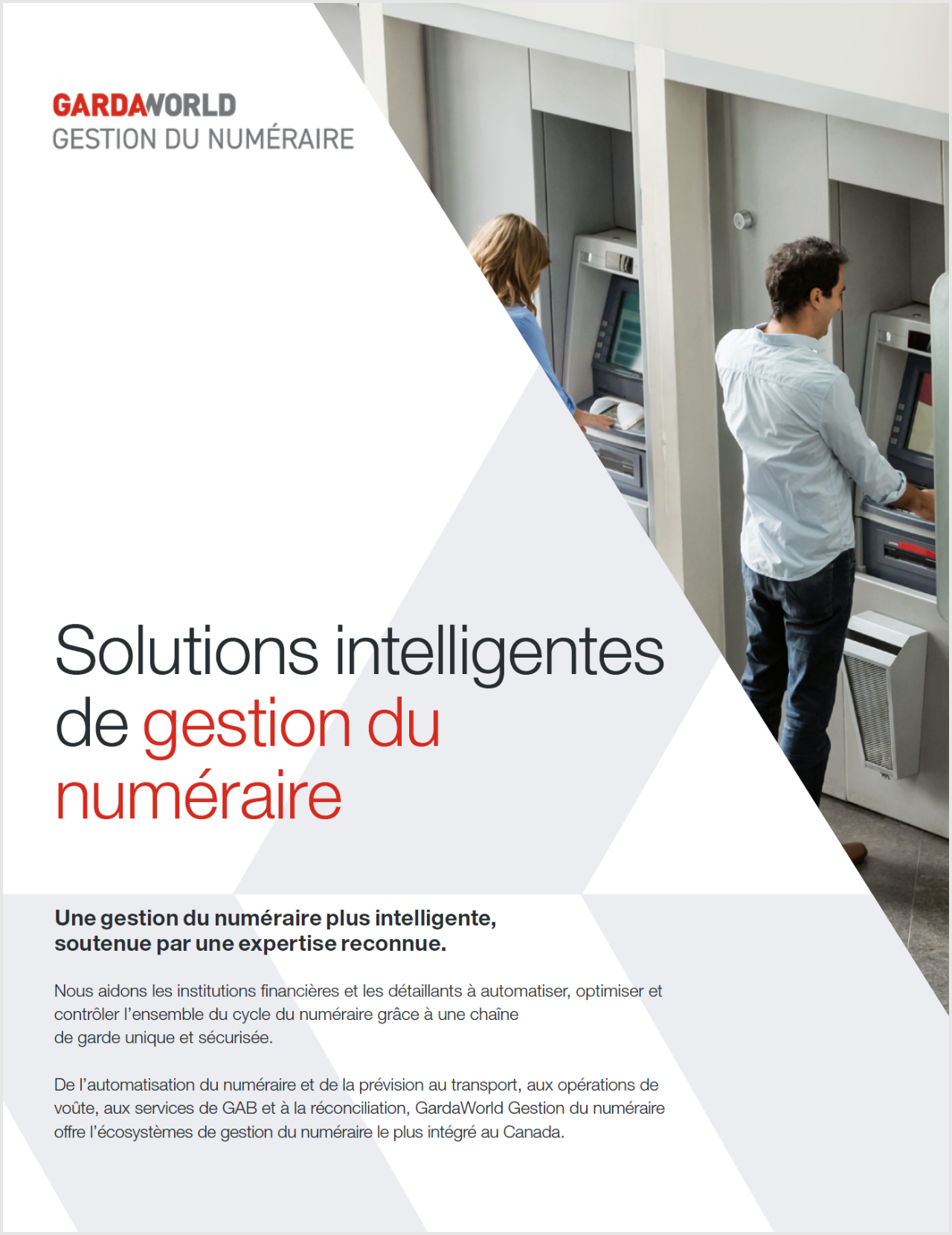 Brochure de solutions de gestion du numéraire